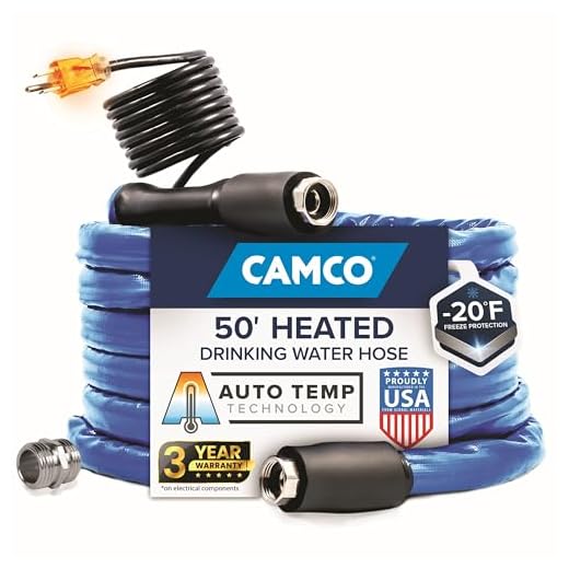Heated Water Hose Prevents Freezing