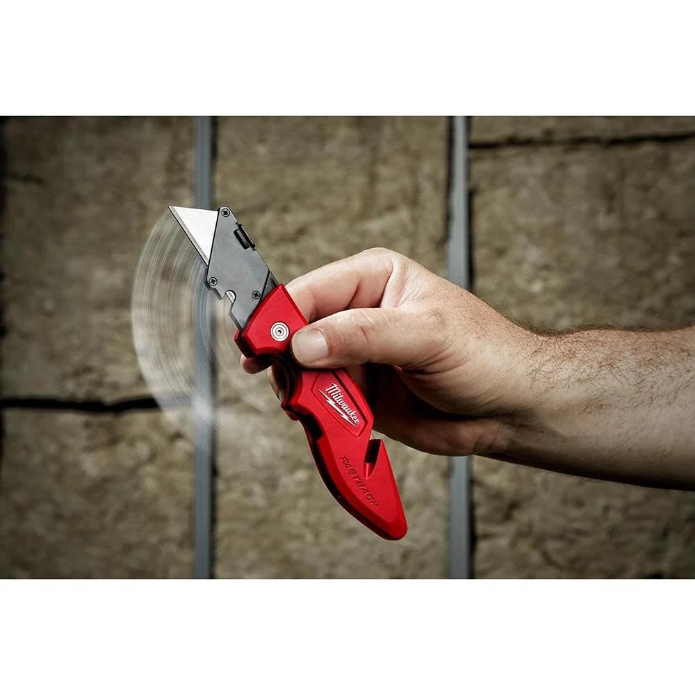 Milwaukee 48-22-1901 Fastback Press and Flip cuchillo multiusos con clip para cinturón y pelacables a bordo (juego de 4)