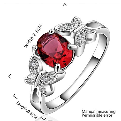 Zircon Leaf Plated Adjustable Ring