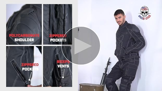 Cordova Four Season Textile Jacket Waterproof Men Motorcycle