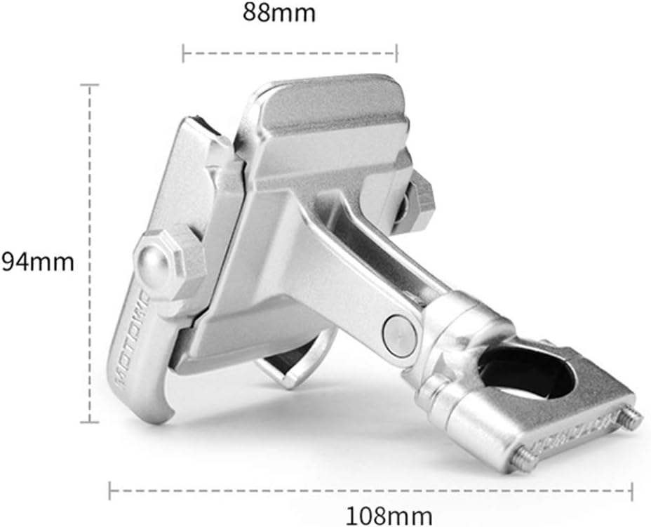 Bike Phone Mount for Any Smart Phone: Motorcycle, Bicycle Phone Mount. Mountain Bike Mount. Bike Accessories(White-Fruit peach5)