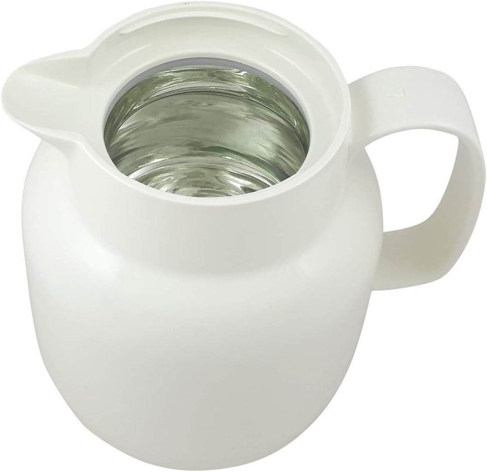 Helios Mondo Vacuum Jug White 1 Litre