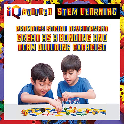 IQ BUILDER | STEM Learning Toys | Creative Construction Engineering | Fun Educational Building Blocks Toy Set for Boys and Girls Ages 5 6 7 8 9 10 Year Old + | Best Toy Gift for Kids | Activity Game - Image 5