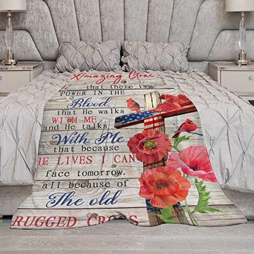 Couverture chaude en flanelle double face motif commémoratif lit - 5