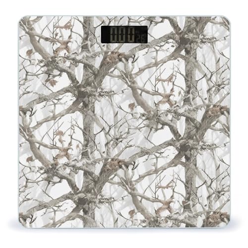 Balanza Digital de Baño Blanca con Plataforma Ancha miniatura 1
