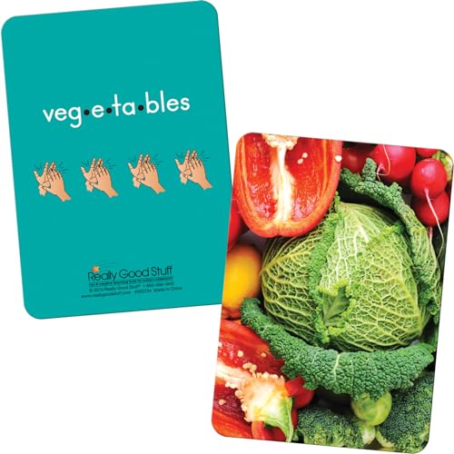 Image of Really Good Stuff Syllable Photo Cards - 48 Cards