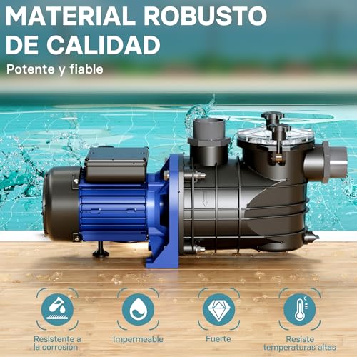 Miniatura 6 de Bomba De Piscina 15000l H 750w Bomba De Circulación Bomba De Filtro