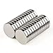 Produktbild OMO 24 Stück Magnete Neodym N35 rund Medien Zylinder Magnet Innensechskant Edelstahl Ultra Starke Magnete 20*4mm