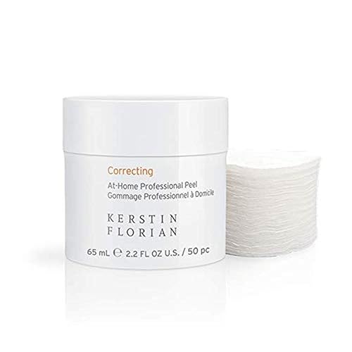 Kerstin Florian Correcting At-Home Professional Peel, Glycolic & Lactic Acid Exfoliating Pore Pads (50 almohadillas individuales)