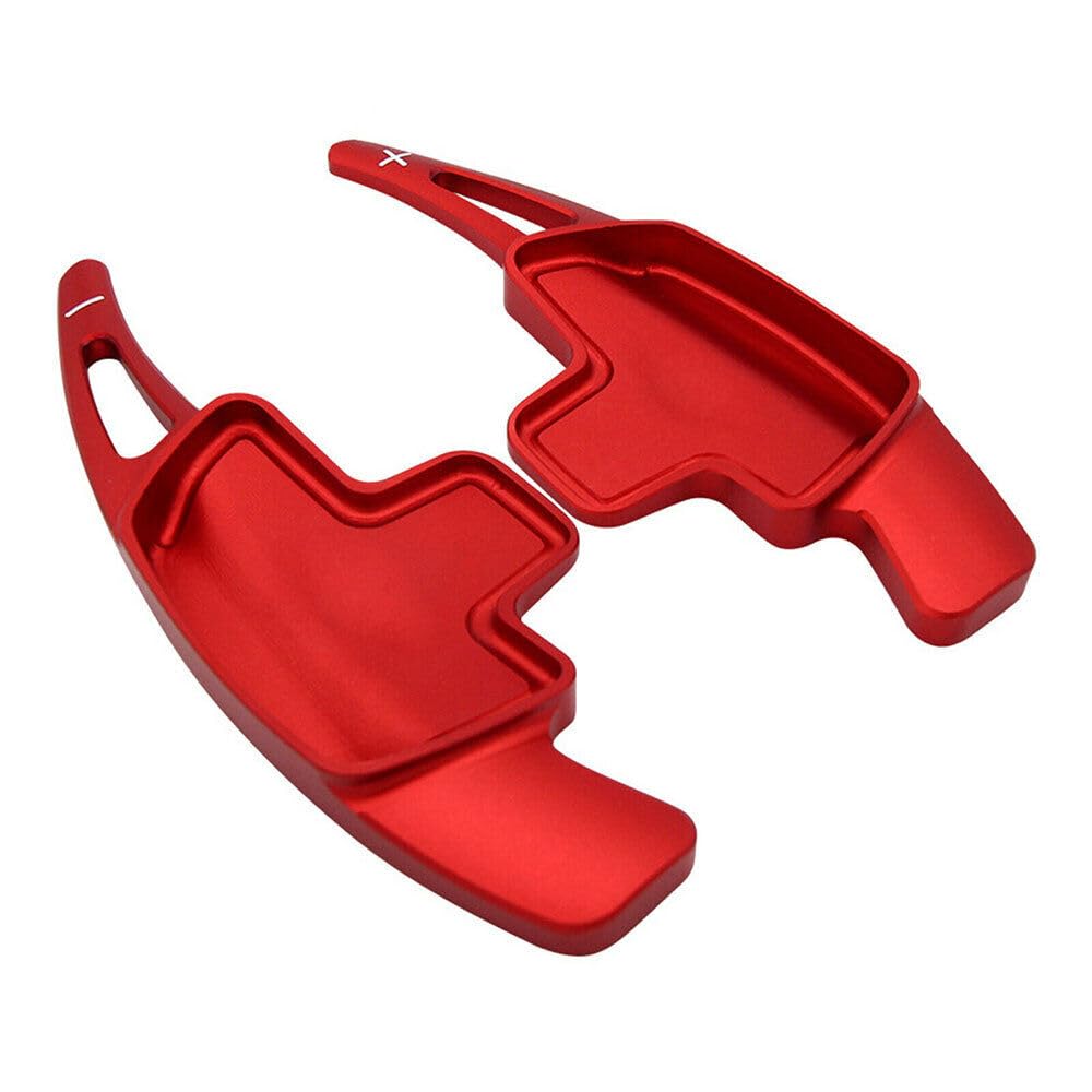 Extensión del balancín del volante de aleación de aluminio para MerIce-IdeIs BIeI-nIz A B C CLA CLS E G GL GLA GLC GLE GLS Metris S SL Clase SLC (rojo)