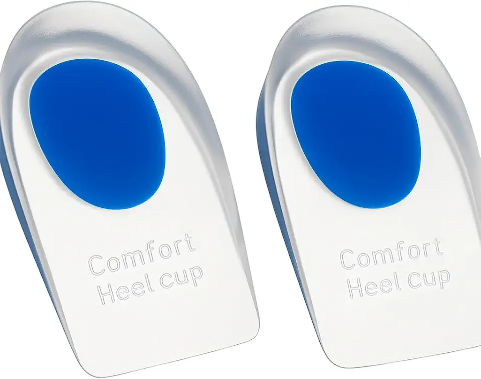 Palmilha Ortopédica Silicone Gel Protetora de Calcanhar Calçado Sapato Conforto e Alívio de Dor Calcanheira Em Gel Para Esporão De Calcâneo E Esporte, Tamanho Único - Rodrigues Shop