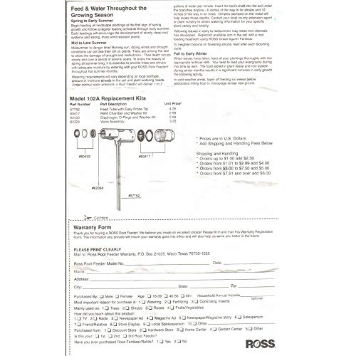 Ross Root Feeder Economy Modelo 102A miniatura 7