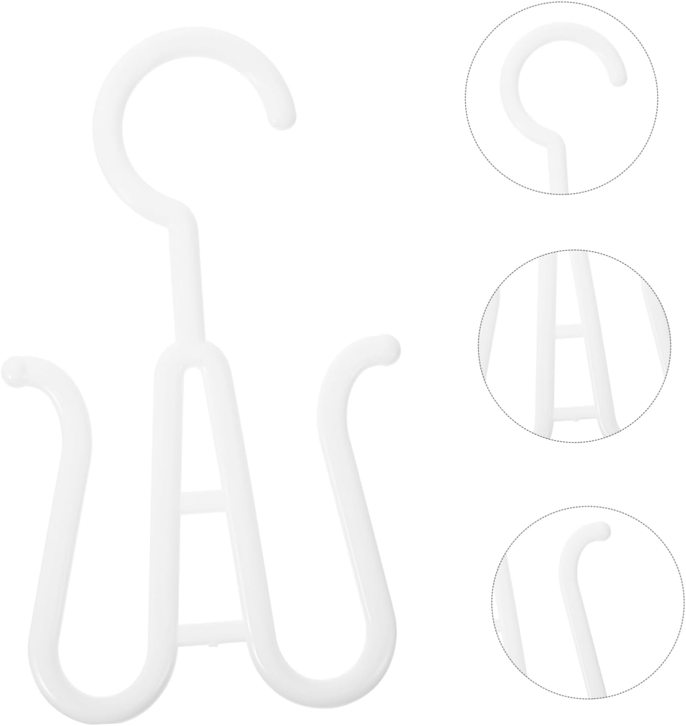 OUNONA 50pcs Slipper Shoes Hanger Hanging Shoe Holder Sturdy Hanging Rack Boot Holder for Outside