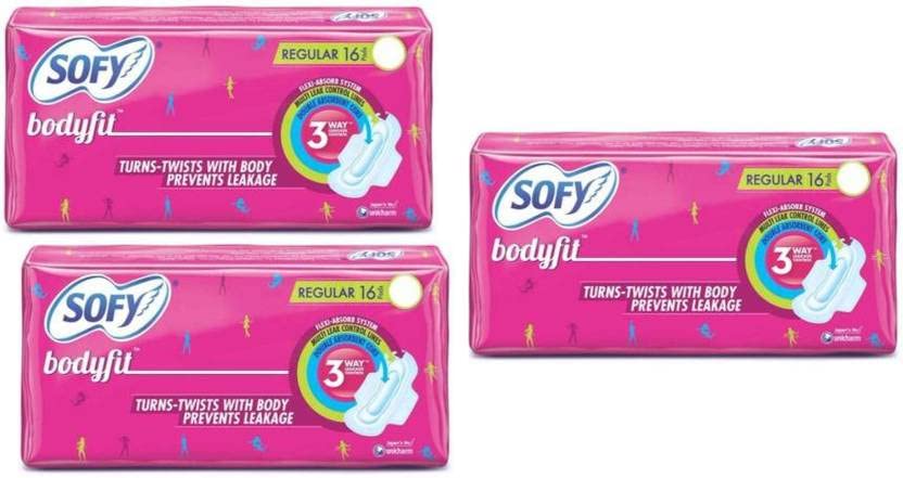 See full amazon price history chart for SOFY BodyFit Regular 16+16+16 Sanitary Pad For Woman Sanitary Pad (Pack of 48) SOFY BodyFit Regular 16+16+16 Sanitary Pad For Woman Sanitary Pad (Pack of 48) (B0B6ZZ4B5W) Amazon Price History, Amazon Price Tracker
