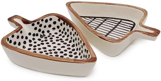 Ceramic Dining White Dip Bowls Set Of 2 || Ketchup & Sauce Bowls, 300 ML