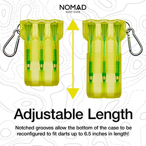 Casemaster by GLD Products Nomad Adjustable Dart Case Neon Yellow, 12.7 cm - Image 4