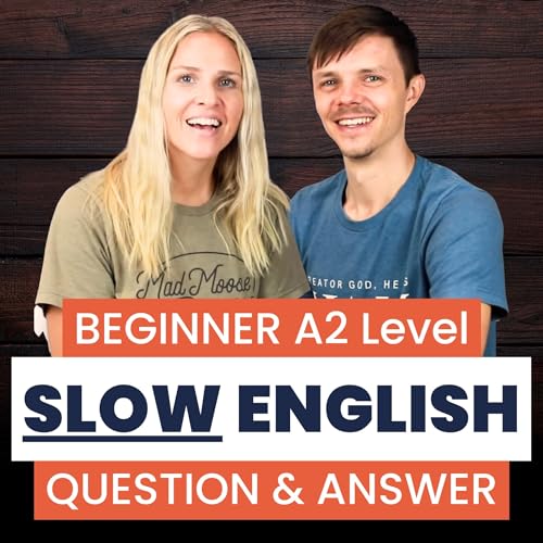 Slow Basic English Conversation with Camille & Calvin (A2 Level English)