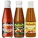 Matouk's Flambeau West Indian and Hot Pepper Sauce 10 Ounce Variety Pack of 3