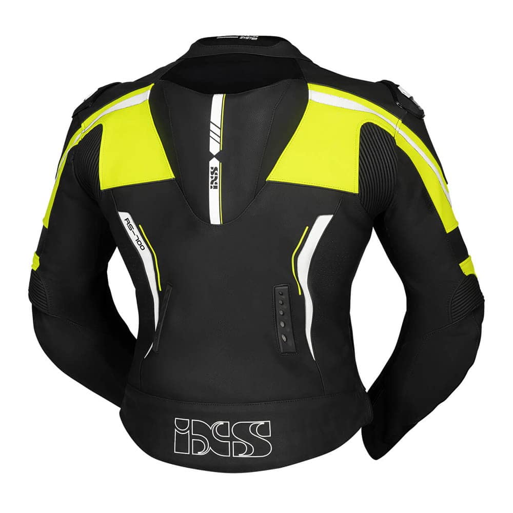 IXS Sport RS-700 2.0 Dwuczęściowy skórzany kombinezon motocyklowy, czarny/żółty/biały, Long 102