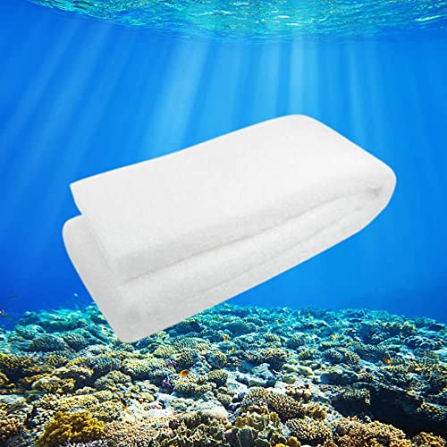 Image of Despacito Sponge Filter for Aquarium Filters Sponge for Fish Tank Mechanical and Biological Filtration Sponge for Top Fish Tank Filters Sponge Aquarium Biochemical Cotton Filter Foam Sponge(1PC,White)