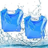 【Materiales de seguridad】- Yisscen El tanque de agua está hecho de material de PE suave y no tóxico, es resistente y reutilizable.