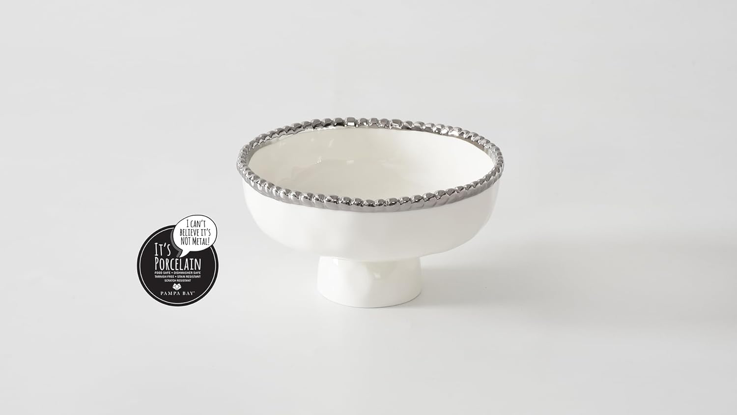 Pampa Bay Medium Footed Bowl, Salerno, Kitchen, Gift