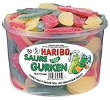 Haribo Saure Gurken (Sour Pickles ) Tub -150 pcs