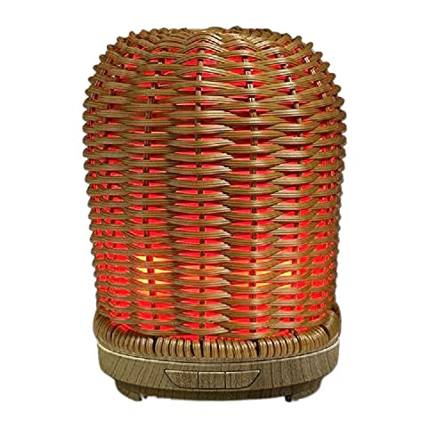 Humidificador Esencias Humidificador De Escritorio Mecánico Del Hogar De La Ca De Aromaterapia De Bambú Y Ratán-Estilo 1 Cover