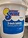 In The Swim 3 Inch Stabilized Chlorine Tablets for Sanitizing Swimming Pools - Individually Wrapped, Slow Dissolving - 90% Available Chlorine - Tri-Chlor - 10 Pounds