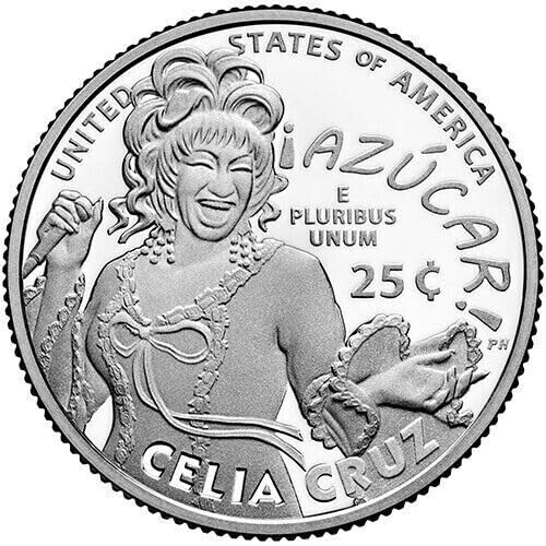 2024 S 2024 S Clad Proof American Women Quarter Celia Cruz Quarter US Mint Proof Thumbnail