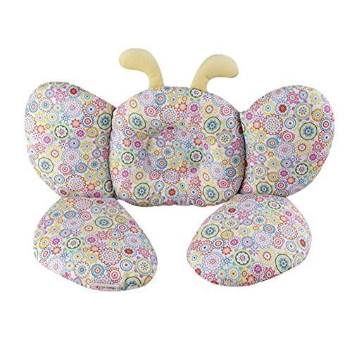 MEISISLEY Almohada Mimos Cojin Plagiocefal Almohada De Apoyo para Bebé Almohada De Viaje para AutomóVil Estampado De Dibujos Animados Soporte para La Cabeza Y El Cuello A,One Size Cover