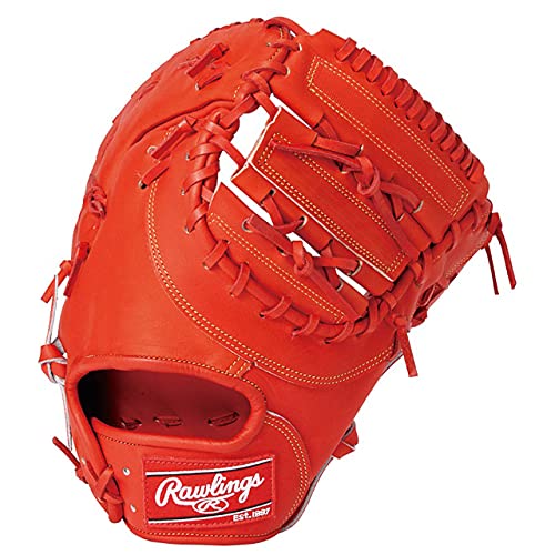 ローリングス(Rawlings) 野球用 硬式 GAMER MITT [ファースト用] サイズ12.5 GH1GJ3K Rオレンジ サイズ 12.5 ※左投用 1枚目