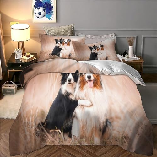 Dinosaure parure de lit 3D en microfibre housse de couette 200x200cm douce