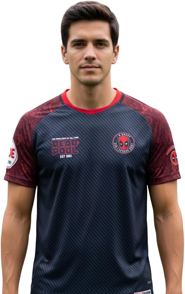 Deadpool 91 - Men's Football Jersey Multicolor Regular/Standard Fit