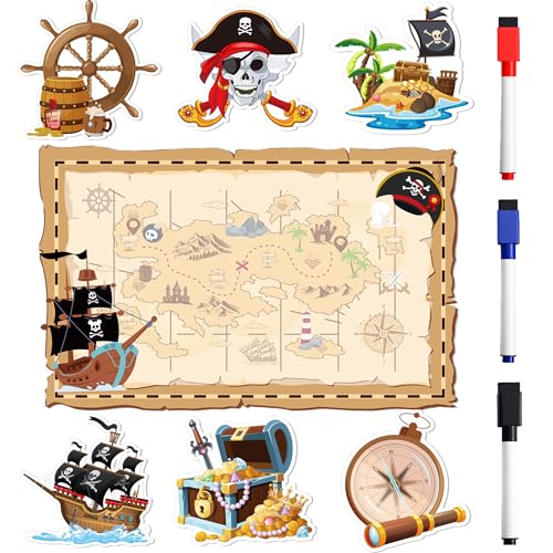 7 Pcs Pirate Cruise Door Magnets