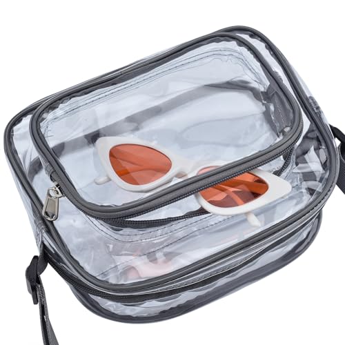 Image of Oraben Clear Bag for Stadium Events Clear Purse Stadium Bag Satchel Handbags for Sports Events Concerts Festivals | Stadium Approved