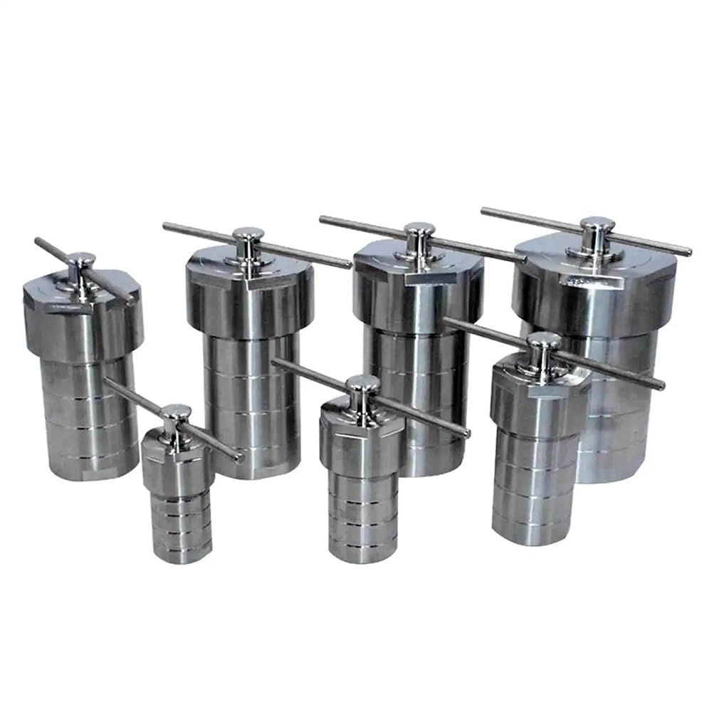 Reactor autoclave de síntesis hidrotermal revestido de PTFE de 5/10/15/25 ml, tanque de digestión a alta presión.(10ml)