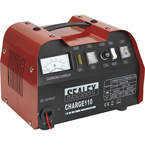 Sealey CHARGE110 Automotive Battery Charger 14 Amp 240v for 12v & 24v Batteries