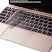 DHZ Ultra Thin Soft Transparent Keyboard Cover Skin for Macbook 12" Retina (Model: A1534 2015 Released) US layout Waterproof Dust-proof , Clear TPU