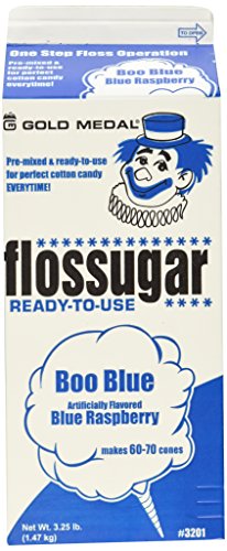 Image of Gold Medal 3201 Blue Raspberry Flossugar 3.25 lb, 1 Carton