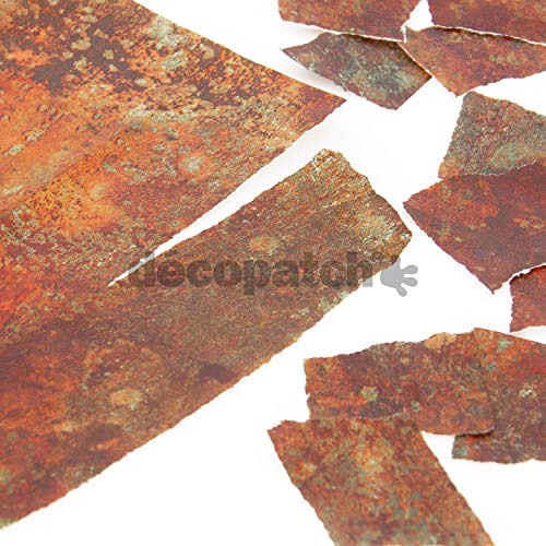 Papier Décopatch FDA808C rouille pour masquer les défauts d'un objet