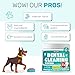 Dog Breath Freshener with Probiotics – Dog Teeth Cleaning Powder for Plaque, Tartar, Foul Odor, Age-Related Gum Changes – Dental Support with Valerian Flavor – 100 Gram Jar + Scoop Included
