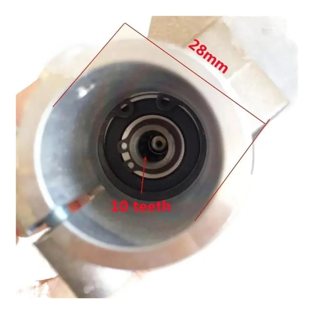 Adatto for decespugliatore con testina da 28 mm e 10 denti, scatola ingranaggi, serie EM780, 36, 37, 38, 43 e 44 cc.