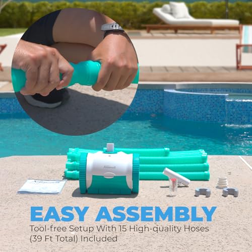 image for XtremepowerUS Suction-Side Automatic Sweeper Pool Vacuum 39' ft Hose A