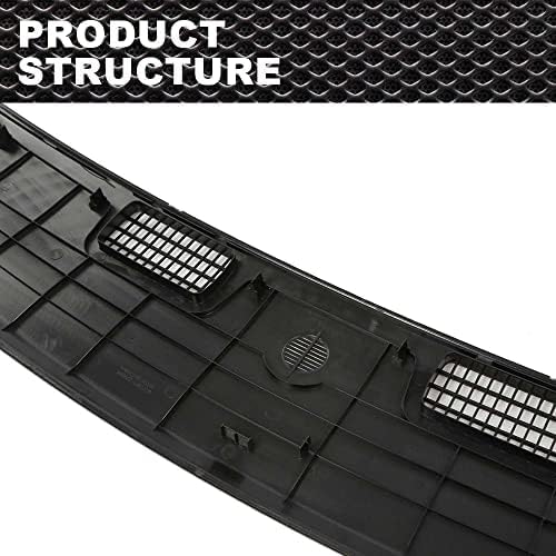 Miniatura 2 de Panel superior de salpicadero negro compatible con Dodge Ram 1500 2002-2005Dodge Ram 2500 3500 2003-2005 5GT31XDVAA 5GT31XDVAB 5GT31XDVAC