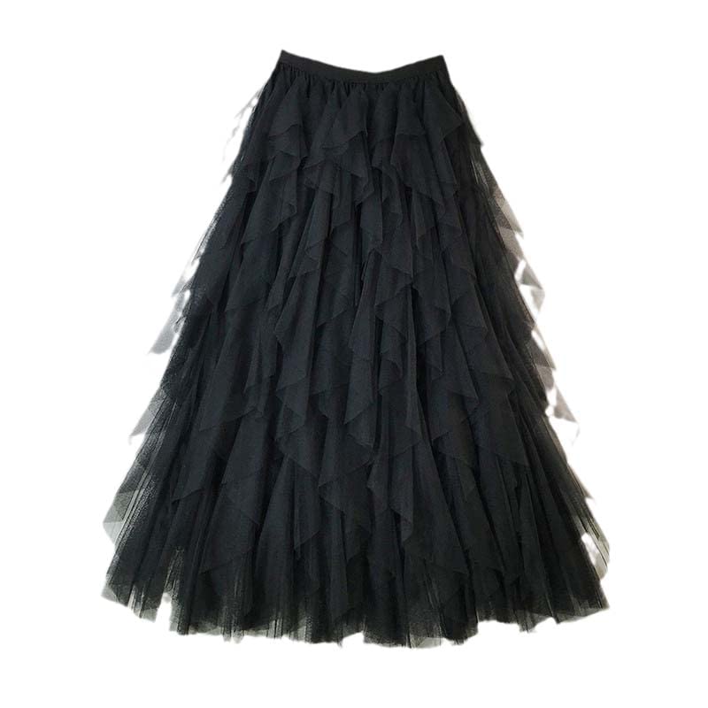 Jupe longue en tulle légère pour un confort optimal durant tout l'été