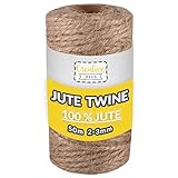 EXPANDE TU CREATIVIDAD - Nuestra cuerda de yute natural es perfecta para desarrollar la imaginación y la creatividad de los adultos, pero también de los niños, ya que es fácil y segura de usar. Aprendiendo a hacer unos nudos básicos, podrás hacer a mano bonitos adornos, como macramés, decoraciones de pared, cortinas, lámparas, cojines, colgadores de macetas para plantas, alfombras, bolsos y mucho más.