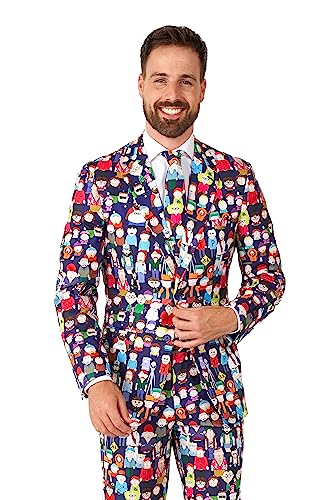 Opposuits Men's South Park Suit - Party Suit - Halloween and Parties - Including Blazer, Pants and Tie - Multicolor3