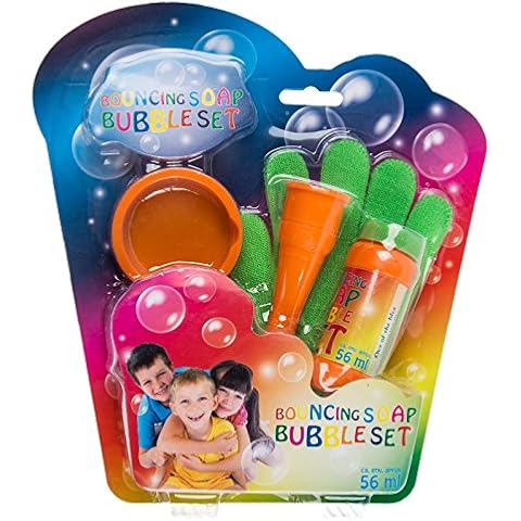 Great present gift . Childs Fun making bubbles. Magic Bouncing Bubble Set Cover