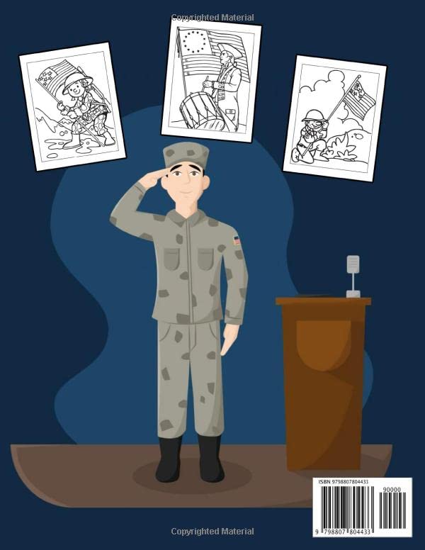 Memorial Day Coloring Book for Kids: Easy And Adorable Coloring Pages of Memorial day, Happy Memorial Day Coloring Book For Kids, Toddlers, ... Great Gift For All Children's Boys and Girls image 3